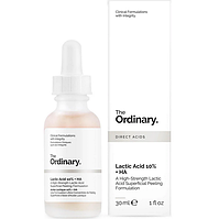 Сыворотка пилинг с молочной кислотой The Ordinary Lactic Acid 10% + HA, 30мл