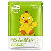Тканевая маска Bioaqua Facial Mask Animal цыпленок с экстрактом граната