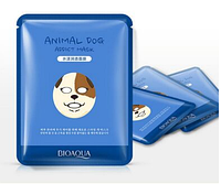 Тканевая увлажняющая маска для лица Bioaqua Animal Dog addict mask, 30g