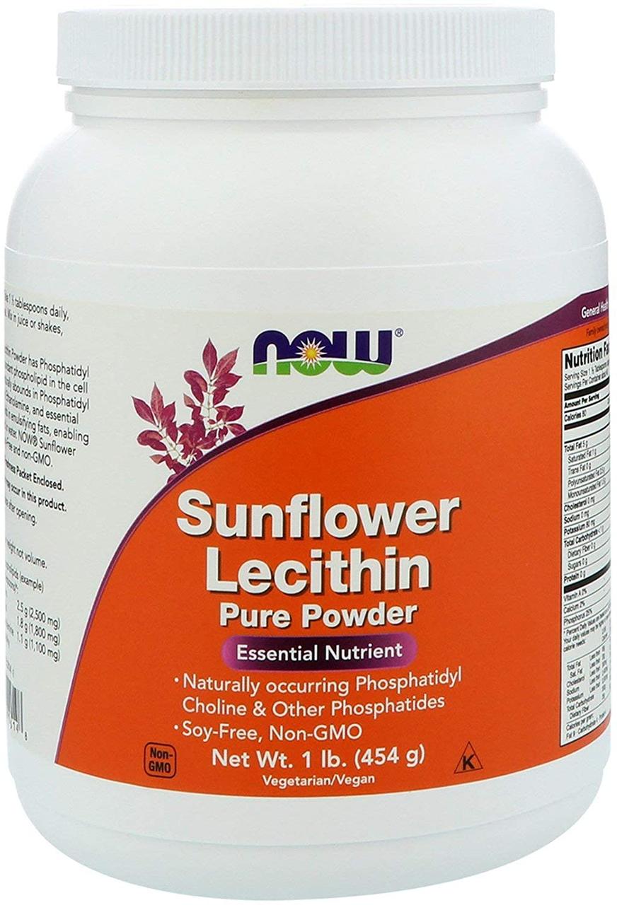Now Foods Sunflower Lecithin Powder 454 gr