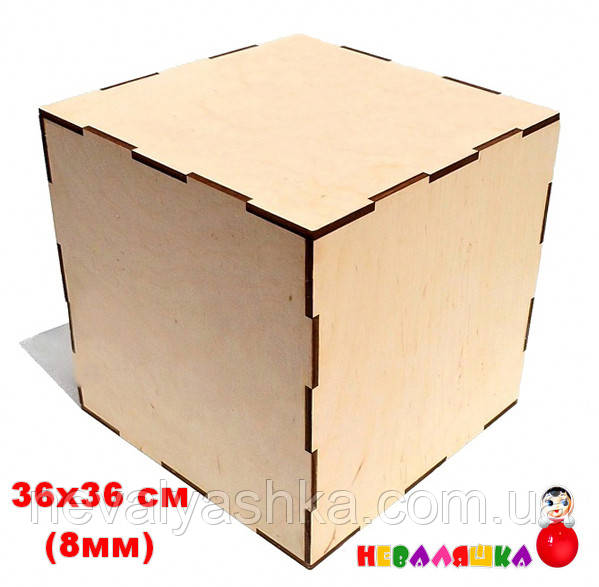 Заготівля Основа для Бизикуба БИЗИКУБ 36 х 36 см (8 мм) Бізікуб Куб Бізі з Фанери
