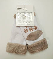 Носки махровые с тормозками для новорожденных на 6-12 месяцев Турция
