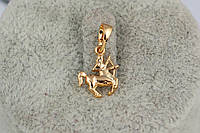 Кулон зодиак Xuping Jewelry стрелец 1,2 см золотистый