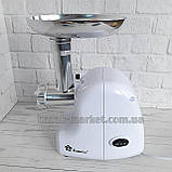 Електрична м'ясорубка Domotec MS-2017 2500 Вт подрібнювач м'яса електром'ясорубка біла, фото 5