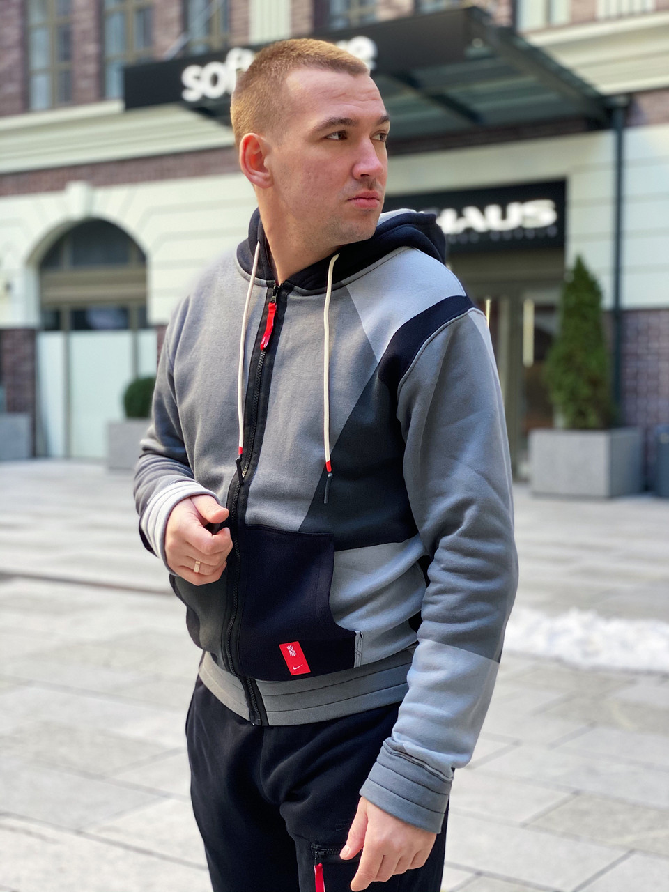 Толстовка Nike Kyrie Basketball Full-Zip Hoodie (Розмір:2XL,3XL) / CLO-214, фото 1