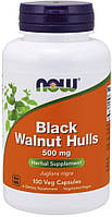 Черный орех нау фудс Now Foods Black Walnut Hulls 500mg 100 капсул