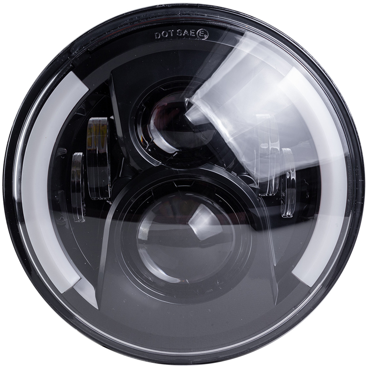 Фара головного світла LED 40W (ближній + дальній + ходові вогні) 7 дюймів, фото 1