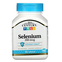 Витамины и минералы 21st Century Selenium 200 mcg (60 капсул.)