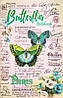 Блокнот А6 інтегральна обкладинка, 80 аркушів "Butterflies" А 6047, фото 4