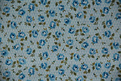 Тканини для печворку. Тканина для ляльки.BLUE ROSE 1577/B. Колекція Vintage Journal. Makower UK (Англія).
