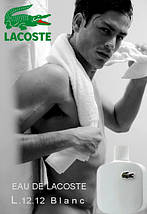 Eau de Lacoste L. 12.12 Blanc туалетна вода 100 ml. (Лакоста Єау Де Лакоста 12.12 Бланк), фото 3