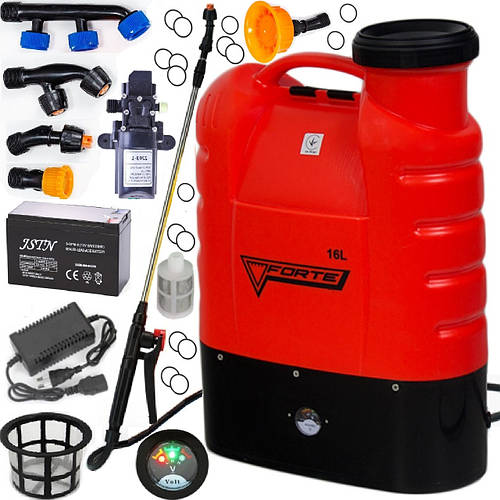 Опрыскиватель аккумуляторный 16 л FORTE CL-16A Садовые опрыскиватели ...