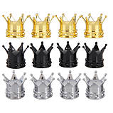 Ковпачки на колеса золотушник ніпеля золотушника автомобіля корона золотистий, фото 3