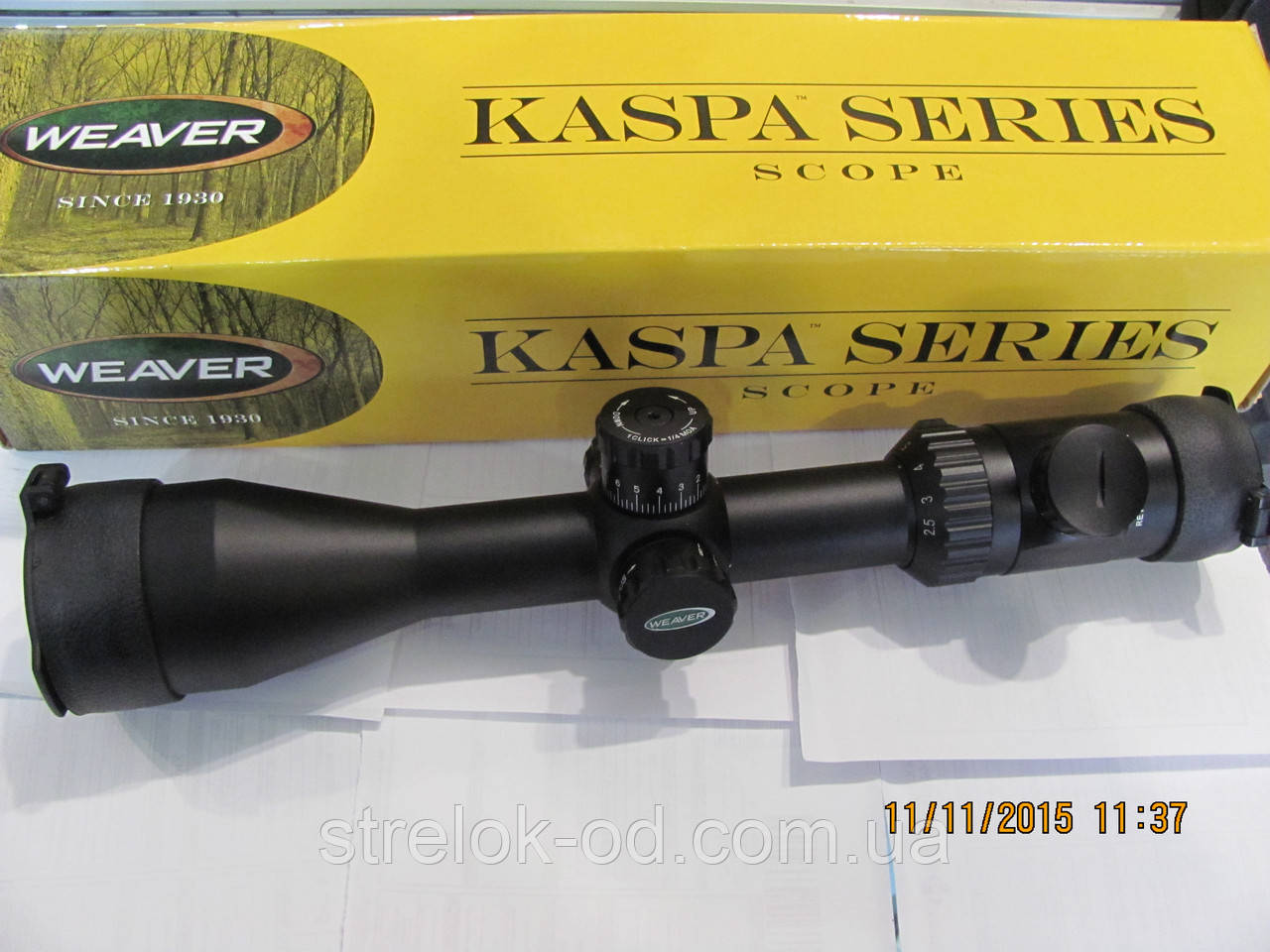 Приціл оптичний Weaver Kaspa Tactical 2,5-10x50 SF.