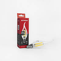 LED лампа ETRON Filament 1-EFP-136 С37 tailed E14 10W 4200K прозоре скло