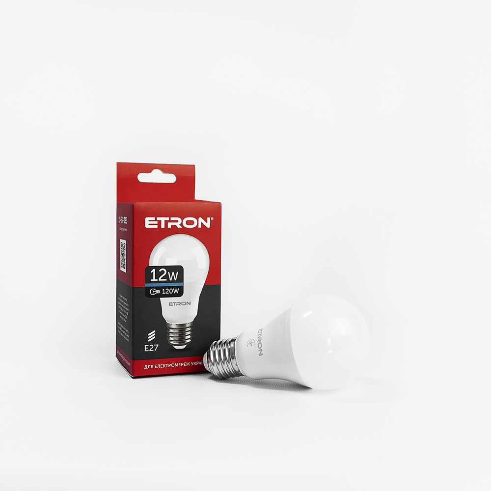 LED лампа ETRON Light 1-ELP-093 A60 12W 6500K E27