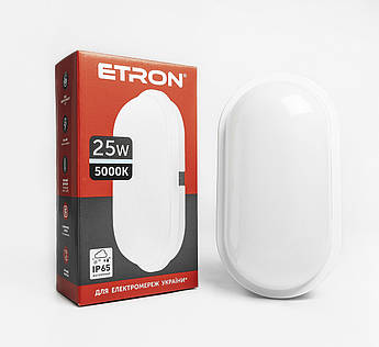 Світильник світлодіодний ETRON Communal 1-ЕСР-509-E 25W 5000К ellipse