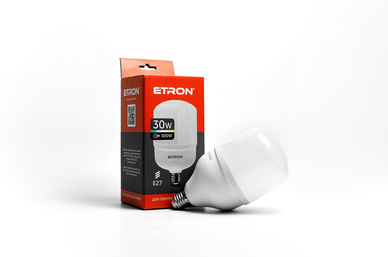 LED лампа ETRON High Power 1-EHP-303 T100 30W 6500K 220V E27