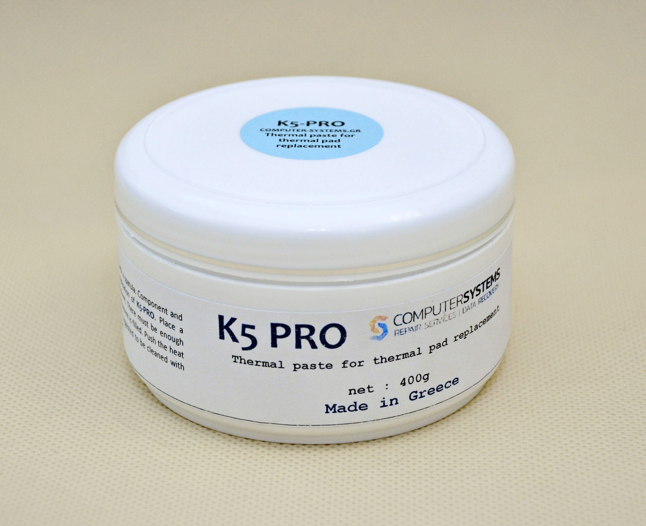 Термопрокладка рідка K5-PRO 5.3W/mk банку 400г. термоінтерфейс термогель терможуйка термопаста