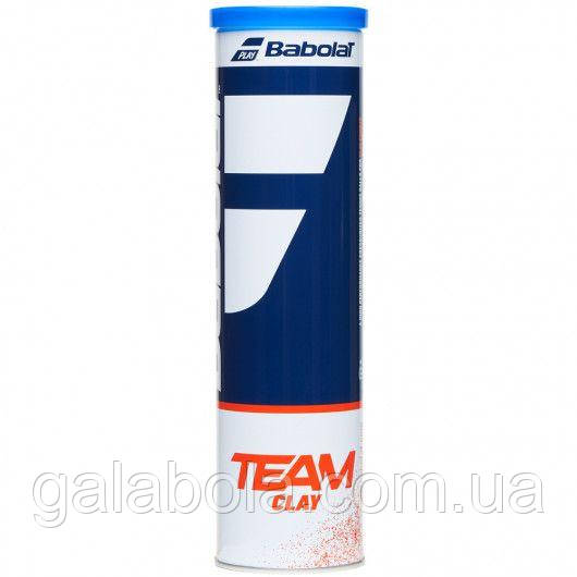 М'ячі тенісні для ґрунту Babolat Team Clay X4 502080/113 (4 шт.), фото 1