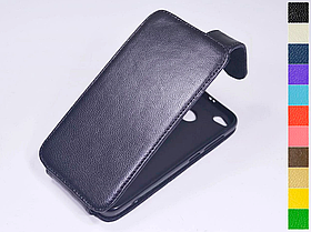 Відкидний чохол з натуральної шкіри для Xiaomi Redmi 4X