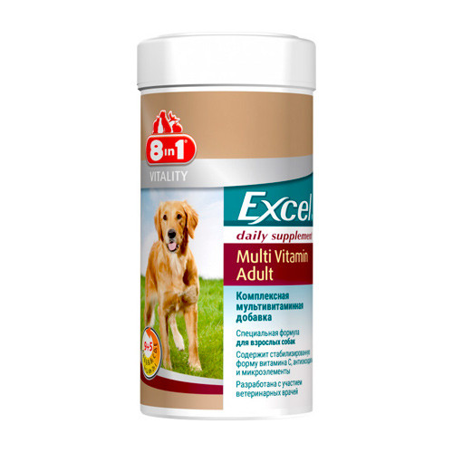 Таблетки Бреверс Exel Multi — Vit Adalt для дорослих собак No70 8in1