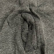 Гамаші чоловічі безшовні бавовна махрові Kenalin, розмір 2XL-6XL, сірі, 1408, фото 4