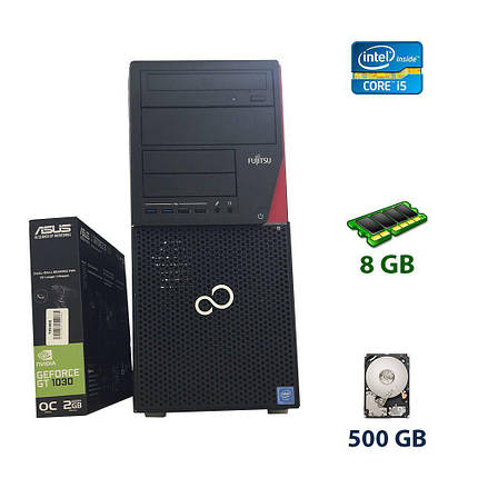 Комп'ютер Fujitsu Esprimo P720 Tower / Intel Core i5-4440 (4 ядра по 3.1 — 3.3 GHz) / 8 GB DDR3 / 500 GB HDD /, фото 1