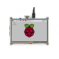 TFT HDMI cенсорный дисплей 5" 800×480 Raspberry Pi от WaveShare