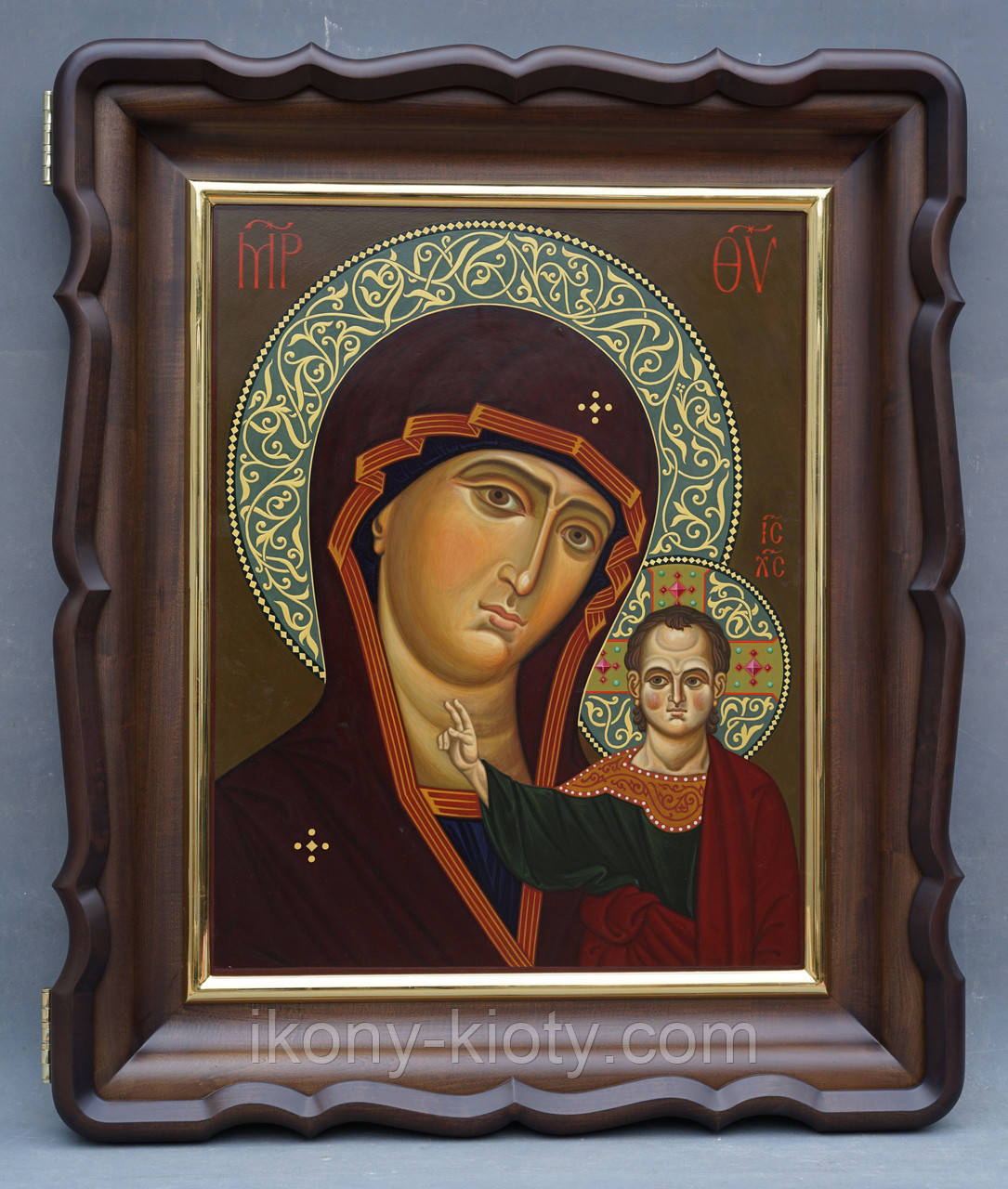 Кіот ФІГУРНИЙ З ЗОЛОЧЕНОЇ РАМОЮ, фото 1