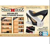 Набор подставок для обуви 6 шт Shoe Slotz разные цвета
