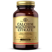 Витамины и минералы Solgar Calcium Magnesium Citrate, 100 таблеток