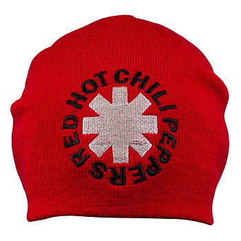 Шапка з вишивкою Red Hot Chili Peppers, червона