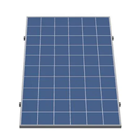 Алюминиевая система крепления для солнечных панелей для 1 фотомодуля на крышу