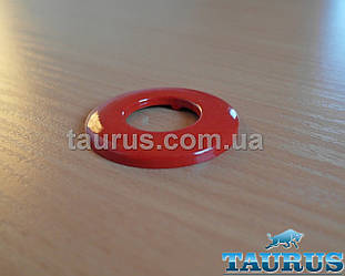 Червоний mini фланець із н/ж сталі ThermoPulse RED D42 мм висотою 4 мм, під 1/2". Декоративний.