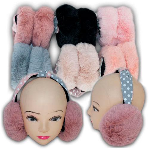 Теплые складные наушники для девочек Теплые складные наушники для девочек