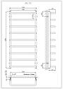 Рушникосушарка KOSSER Скоба 1100х530/9, фото 5