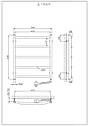 Рушникосушарка KOSSER  Трапеція 600х500/5 ER рег., фото 6