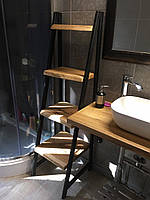 Мебель для ванной комнаты в стиле Лофт, столешница, стеллаж