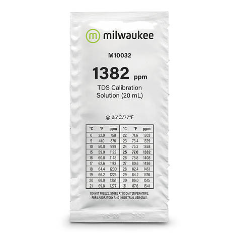 Калібрувальний розчин TDS, 1382 ppm, Milwaukee M10032, фото 1
