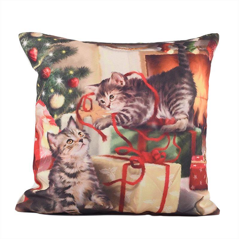 Наволочка новорічна "Котяче пустощі" XMas Puppy