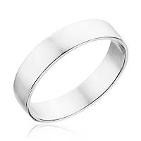 Серебряное кольцо гладкое без вставок, Розміри - з 15 по 18.