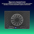 Охолоджуюча підставка для ноутбука Promate Arctic Black (arctic.black), фото 5