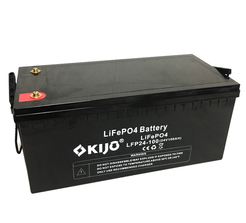 Літієвий акумулятор 100 Аг 24 В KIJO LiFePo4-24V100Ah Lithium Iron Phosphate