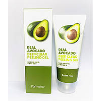 Пилинг-гель для лица с экстрактом авокадо Farm Stay Real Deep Clear Peeling Gel Avocado