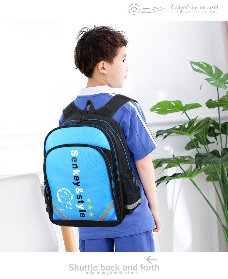 Рюкзак Music блакитний Senkey&Style світиться в темряві, фото 1