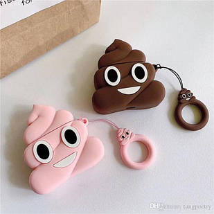 Чохол для AirPods веселий какао