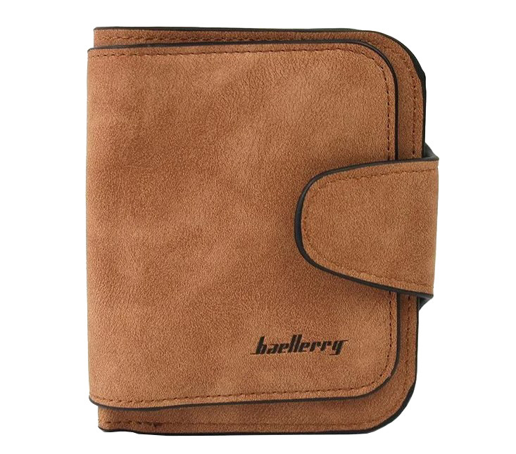 Міні гаманець Baellerry N2346, штучна замша, коричневий