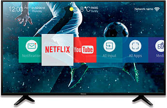 Телевізор Hisense H50A6100 Smart TV Black