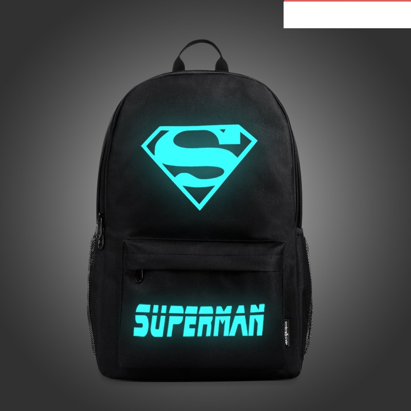 Міський рюкзак Superman Senkey&Style, який світиться в темряві, фото 1